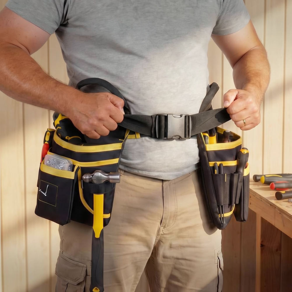 Heavy Equipment Electrician - Çok Amaçlı Alet Kemer Çantası, Dayanıklı