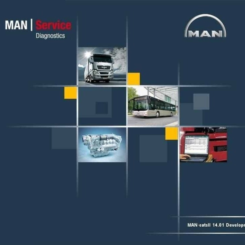 Heavy Equipment Software - MAN-Cats II kamyonlar Teşhis Araçları yazılımı